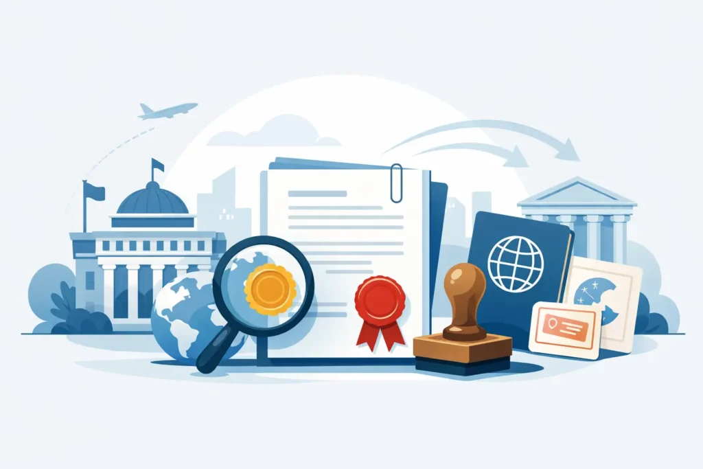 Consular Legalisation for Foreign Documents