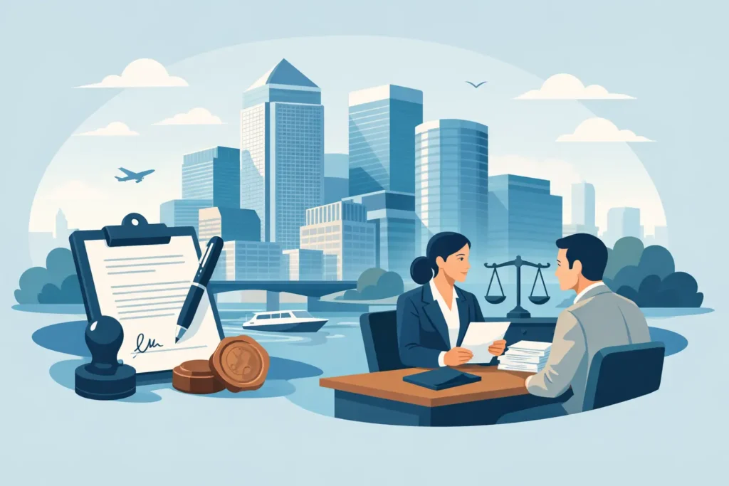 Canary Wharf Notary for Fast Legal Documents