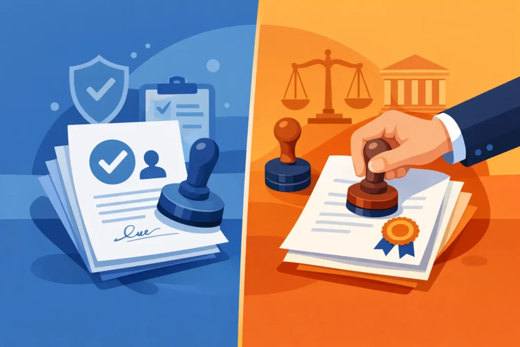 Certified Copy vs Notarised Copy Explained