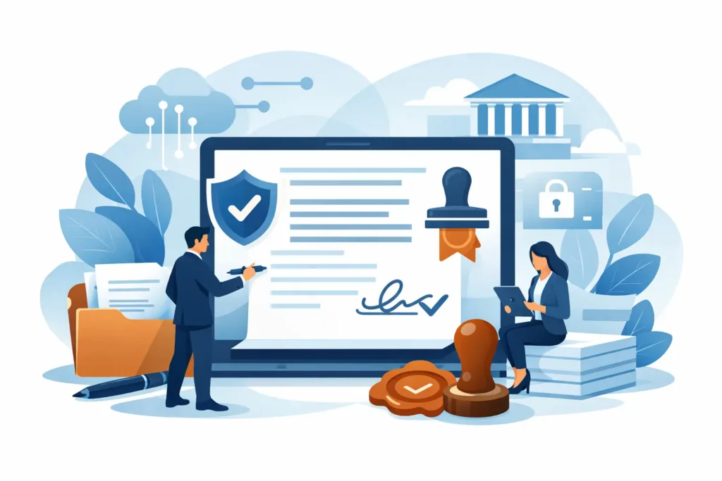 Electronic Notarisation for Business Documents