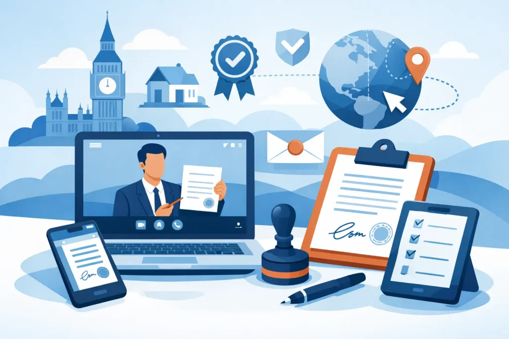 Online Notary UK: What You Can Do Remotely