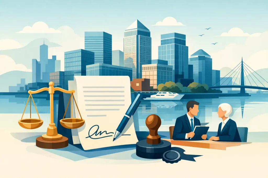 Power of Attorney Notary Canary Wharf