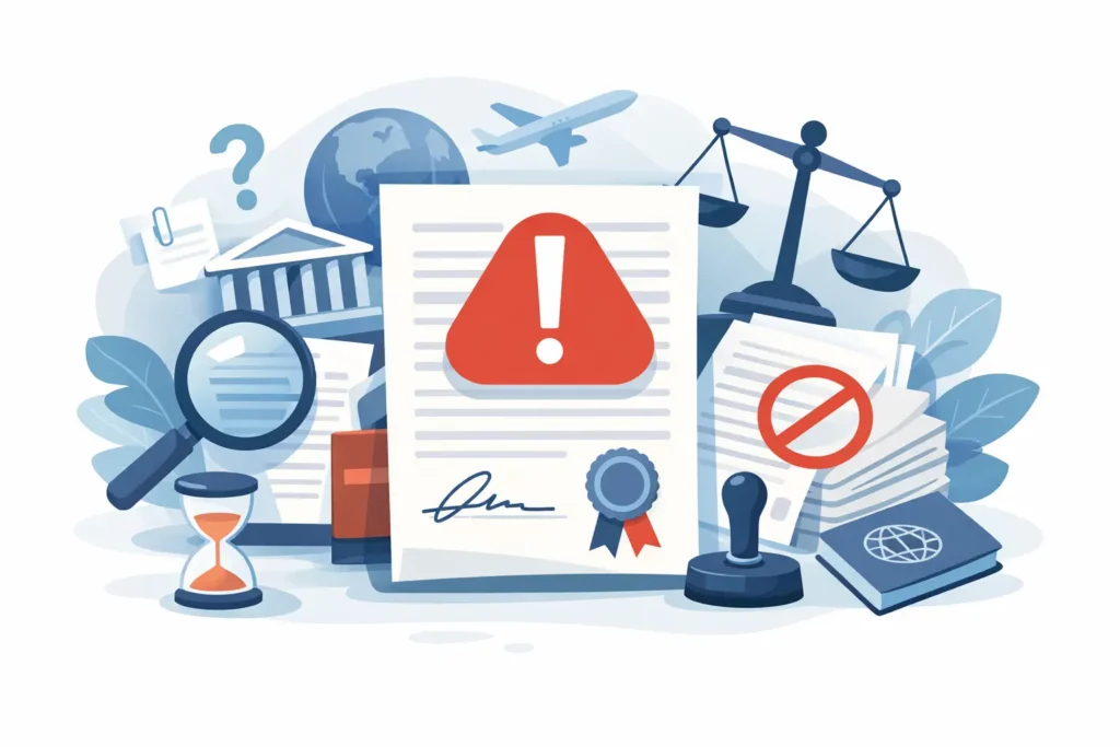 8 Common Mistakes in Legalising Documents