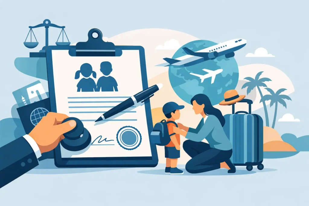 How to Prepare Notarised Consent for Child Travel