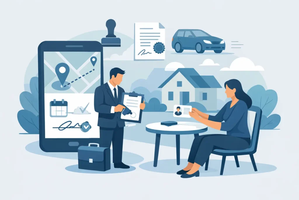 Mobile Appointments for Urgent Notarisation