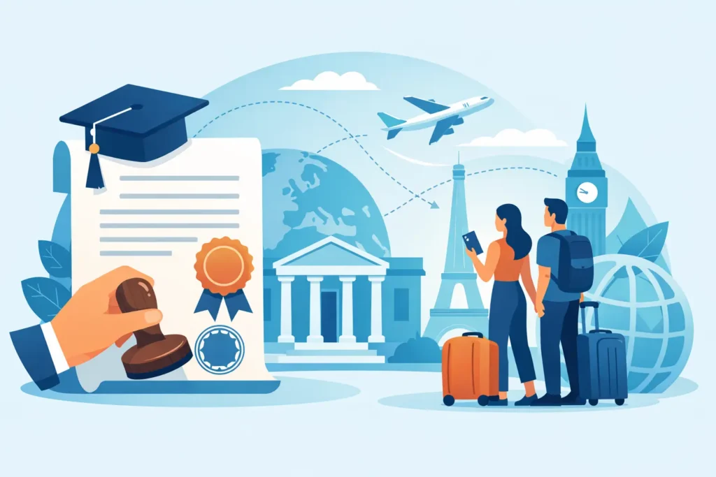 Legalising Educational Certificates for Abroad