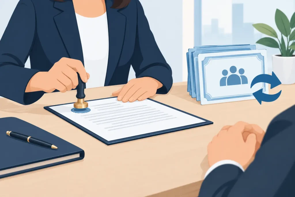 When You Need a Notary for Share Transfer Forms